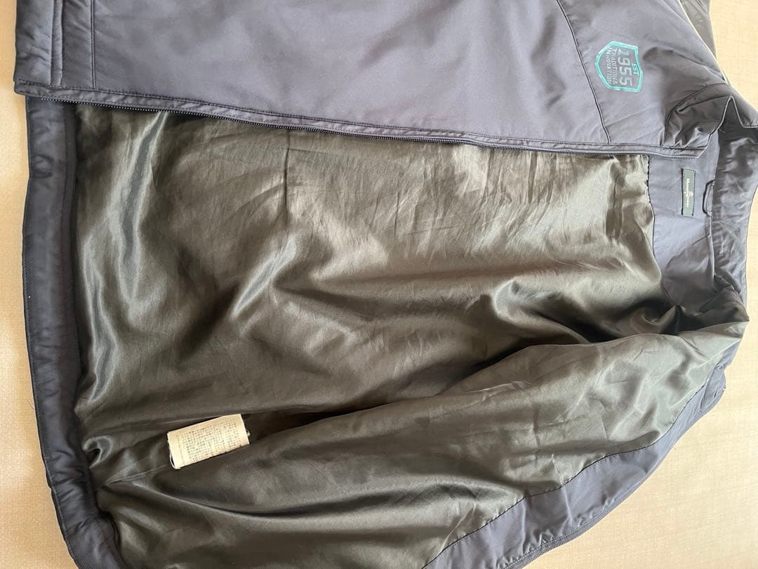 Munsingwear 半袖ブルゾン メンズL ネイビー ゴルフジップジャケット
