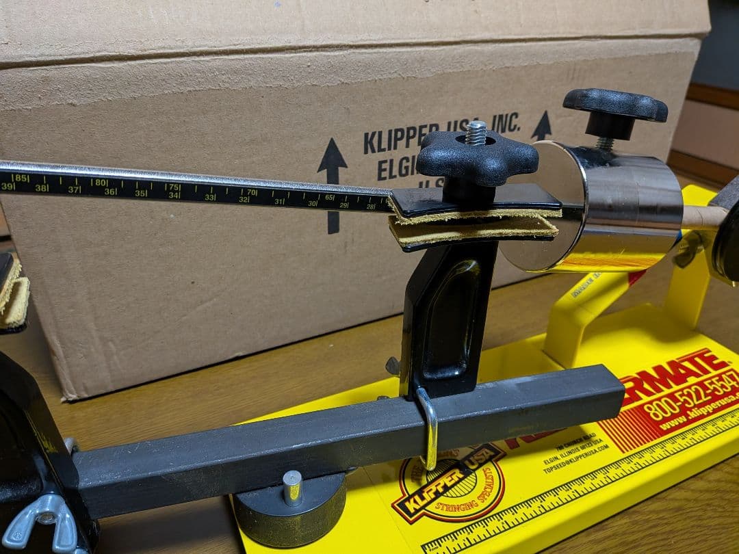 テニスラケット　ガット張り機