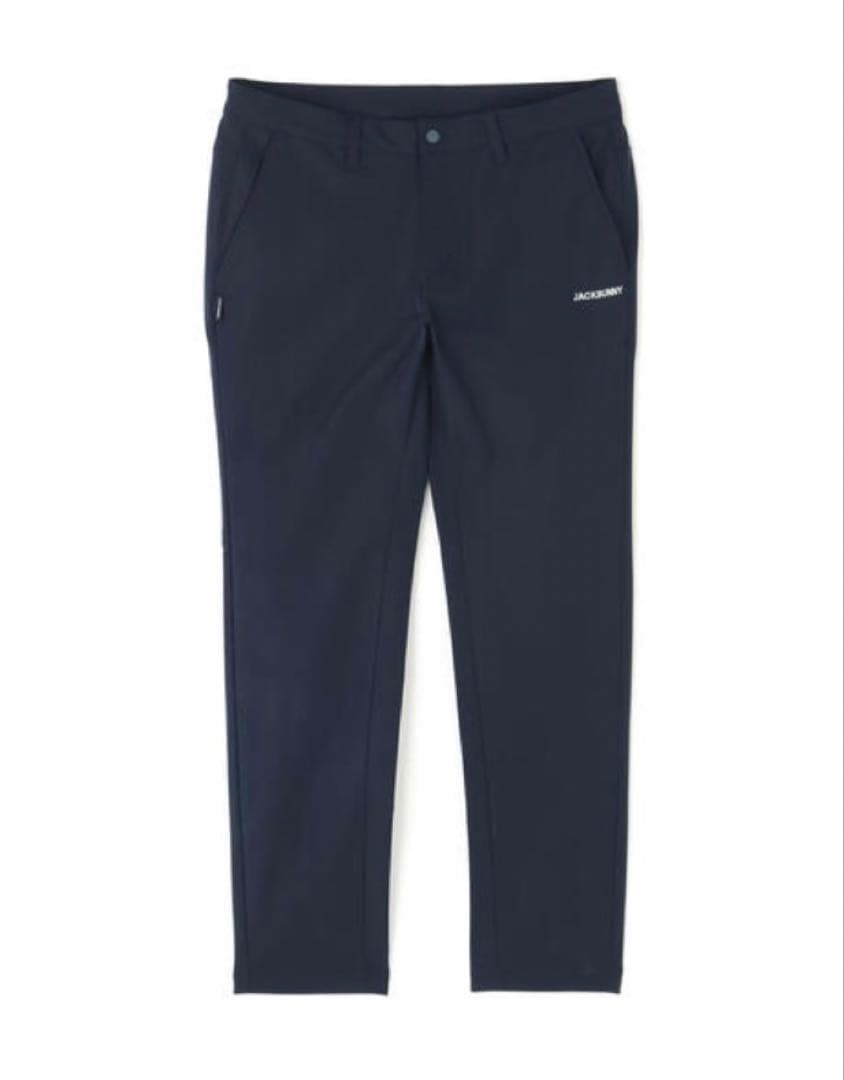 新品 パーリーゲイツ ジャックバニー ポリエステルツイル パンツ(5)L/紺