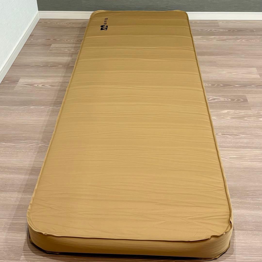 WAQ【寝具2点セット】インフレーター　マット 10cm 2WAY コット