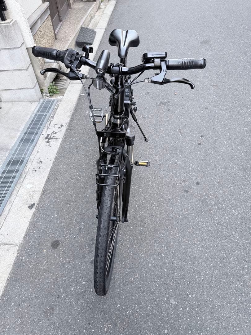 大阪府　Panasonic 電動アシスト自転車 スポーツタイプ 黒