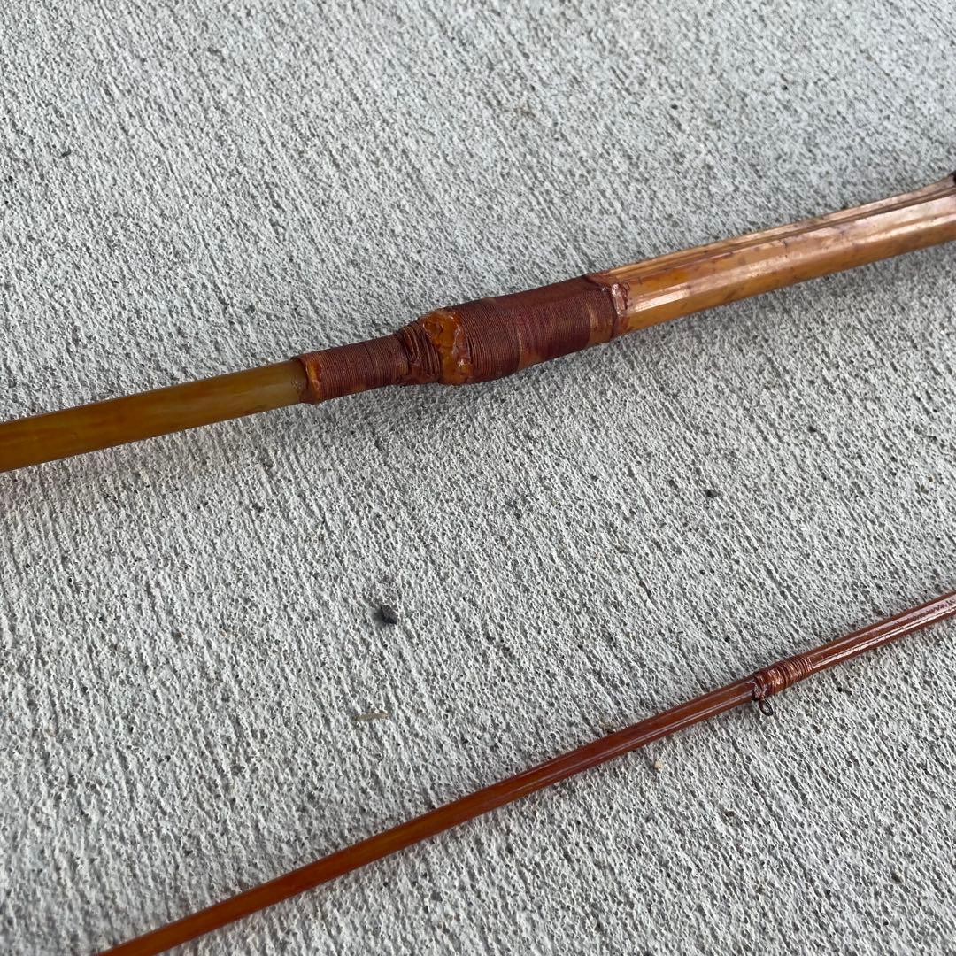 珍品☆手製和竿 8尺 2.4m 布袋竹 チヌ釣り ヘチ釣り 落とし込み ダンゴ