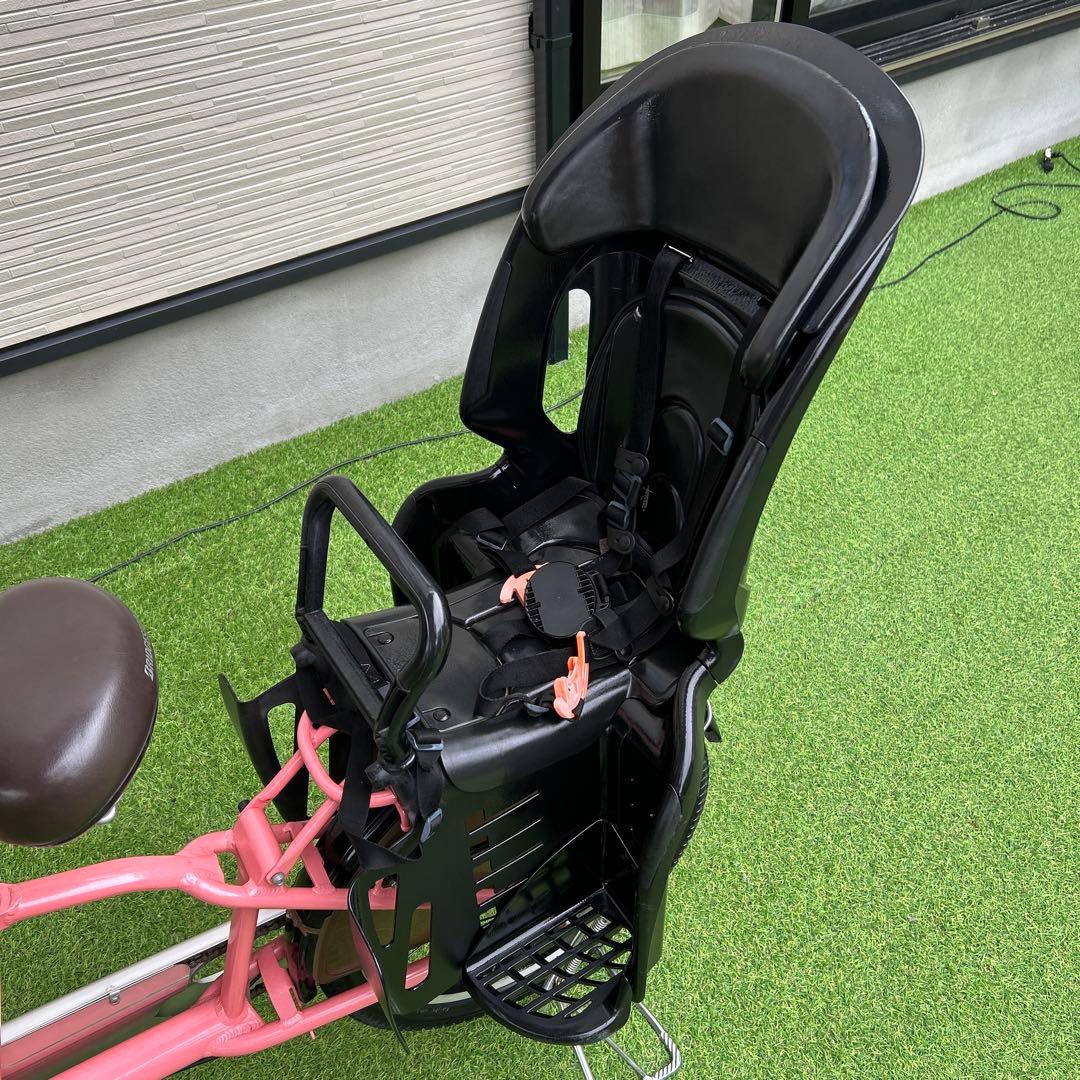 ママチャリ自転車　ブリヂストン　20インチ 子供乗せ　3人乗り ピンク色