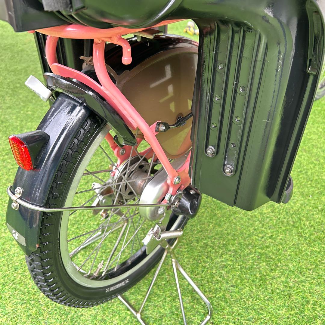 ママチャリ自転車　ブリヂストン　20インチ 子供乗せ　3人乗り ピンク色