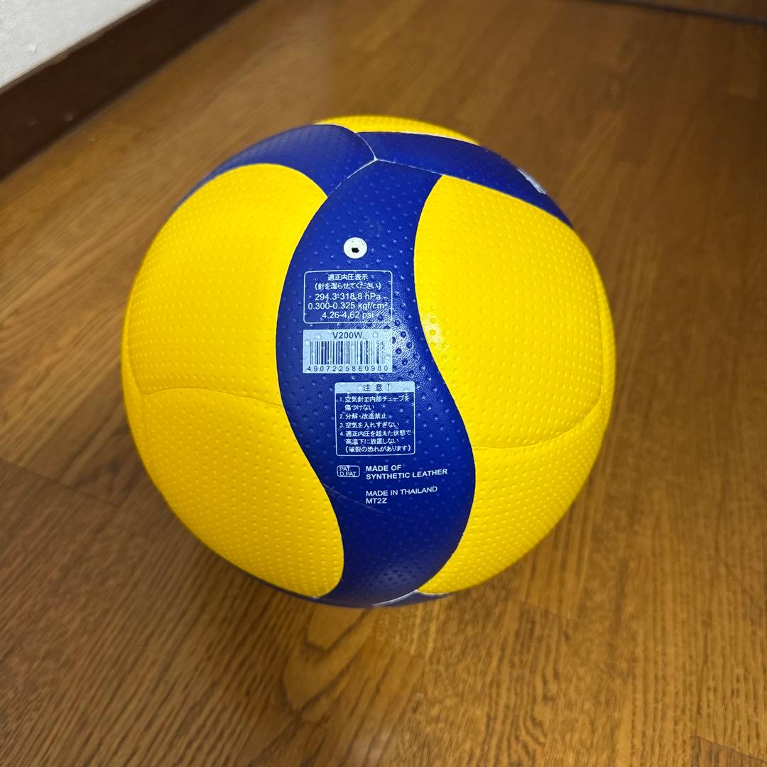 MIKASA バレーボール 5号球 V200W