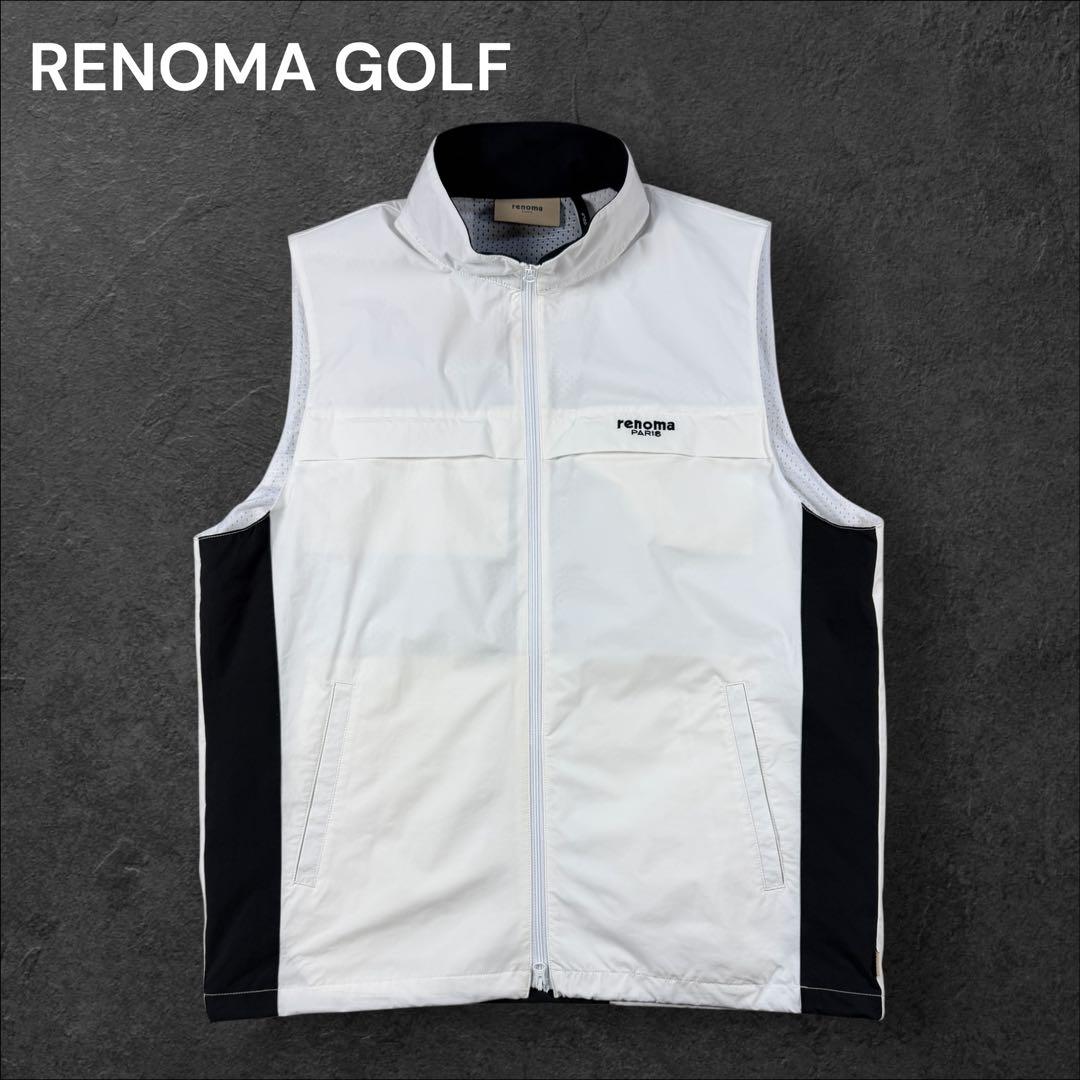 未使用級 renoma PARIS GOLF ゴルフ 4WAY ベスト 4way