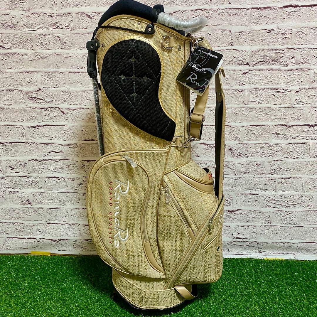 ロマロ キャディバッグ Premium Stand Bag ベージュ 新品