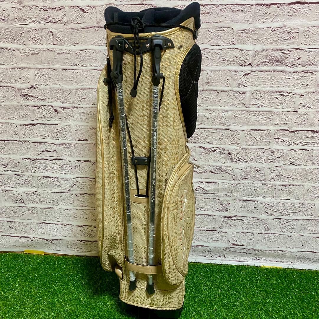 ロマロ キャディバッグ Premium Stand Bag ベージュ 新品