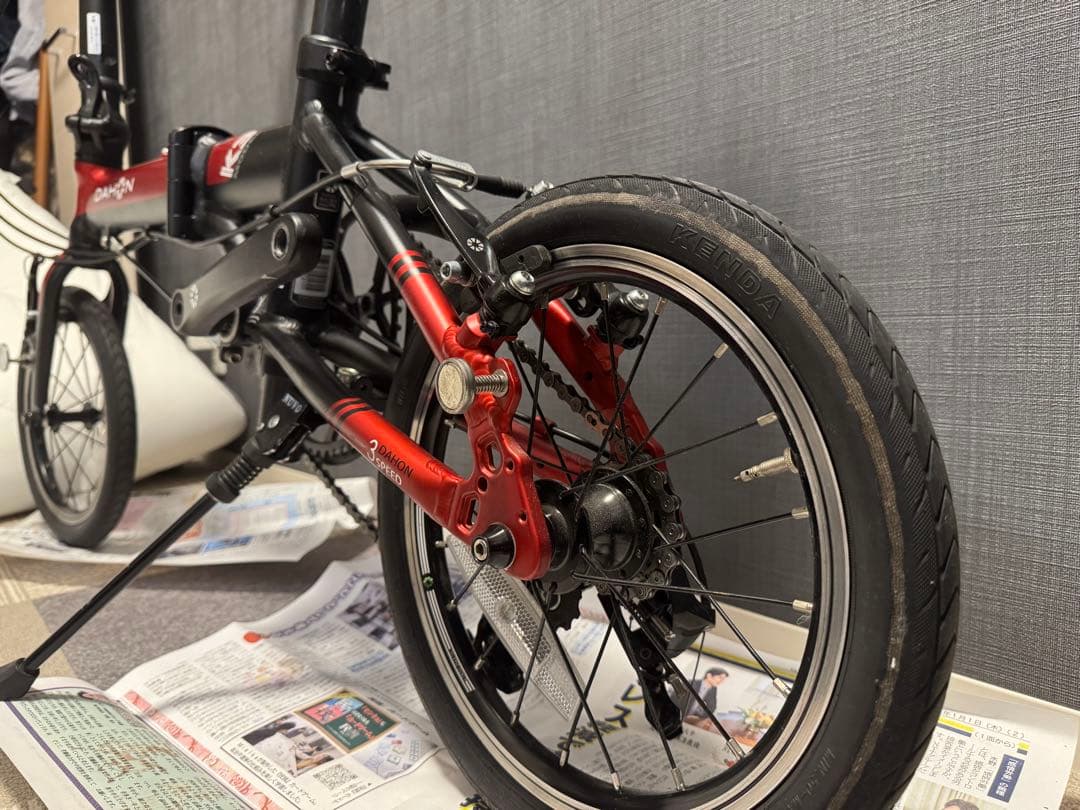DAHON K3 折りたたみ自転車　赤　レッド