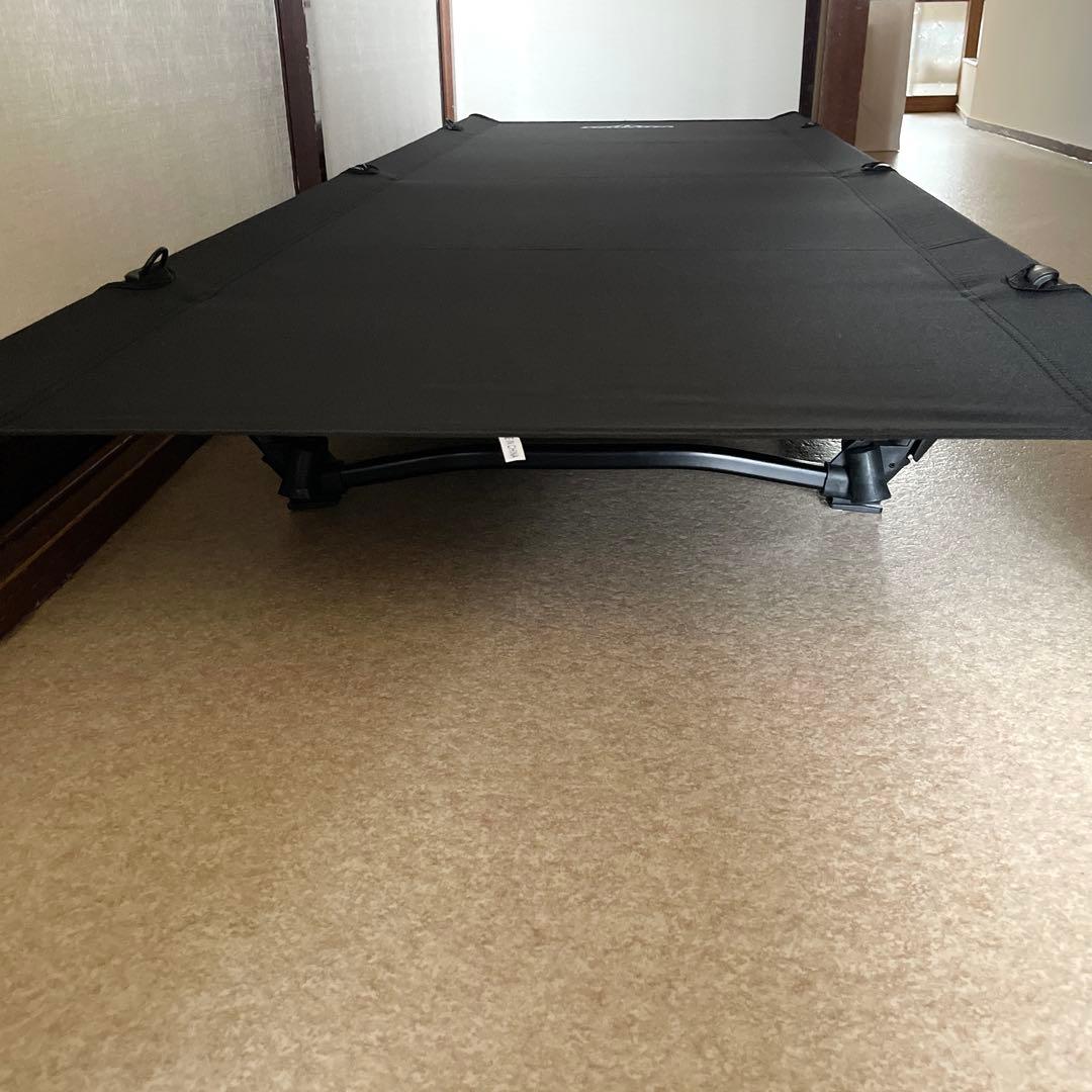 DABADB コット ブラック 超軽量 折りたたみ式 アウトドアベッド