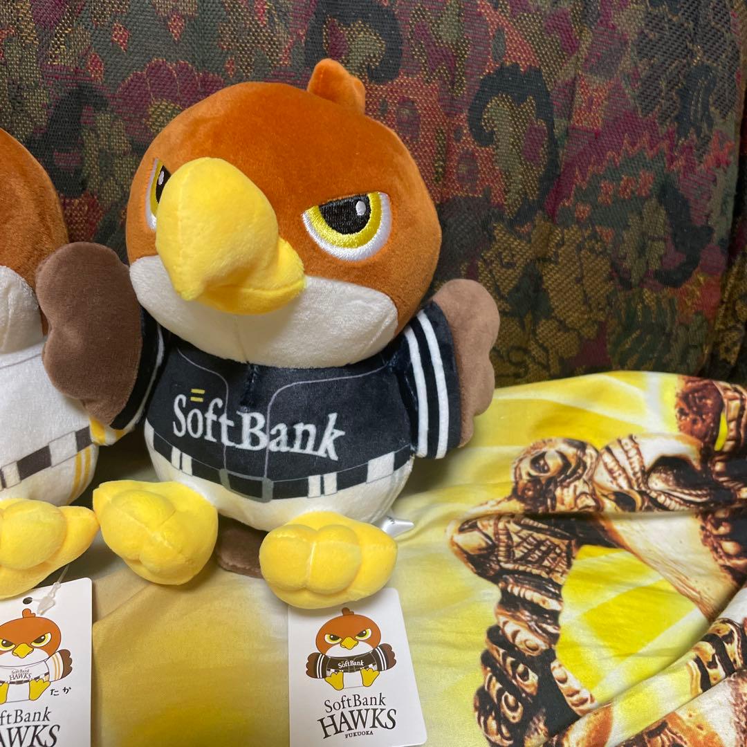 ソフトバンクホークス　鷹二郎　ぬいぐるみ　2個セット