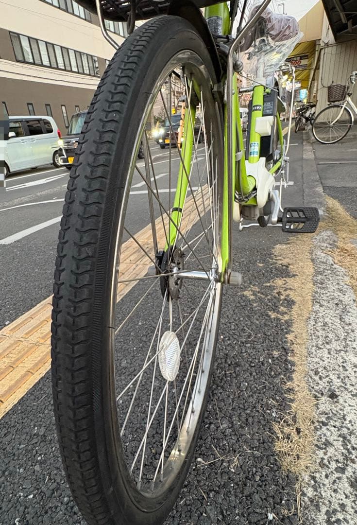中古Panasonic電動アシスト自転車　8.9Ah4点灯　大阪　091番