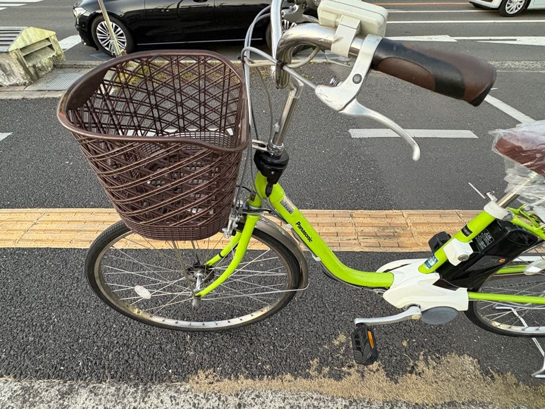 中古Panasonic電動アシスト自転車　8.9Ah4点灯　大阪　091番