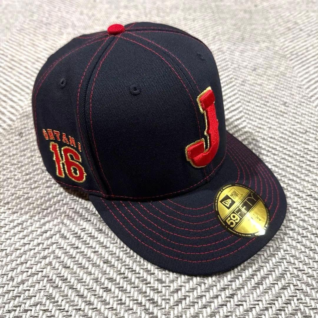 侍ジャパン 59FIFTY キャップ　大谷翔平　刺繍入り