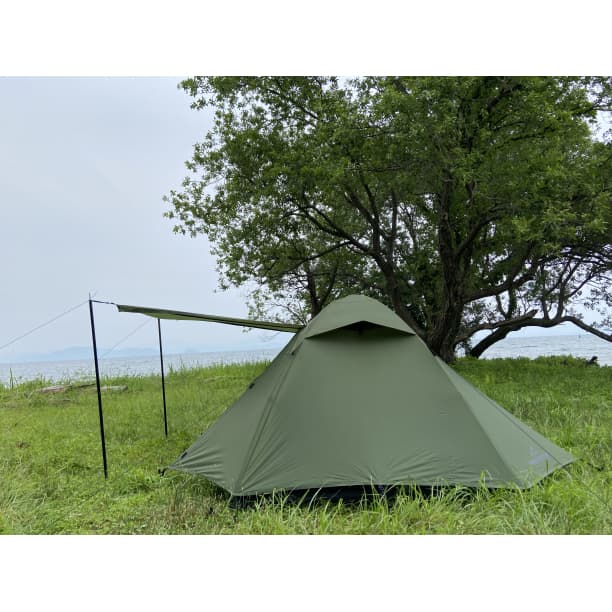 HIKEVICTOR 2人用 テント 高品質 2.5kg 軽量 黒