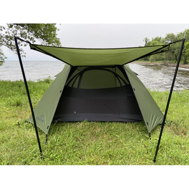 HIKEVICTOR 2人用 テント 高品質 2.5kg 軽量 黒
