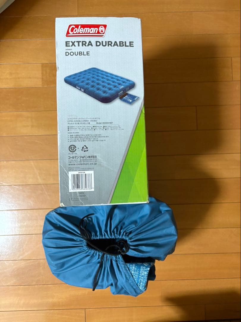 未使用品　Coleman EXTRA DURABLE ダブルエアマット