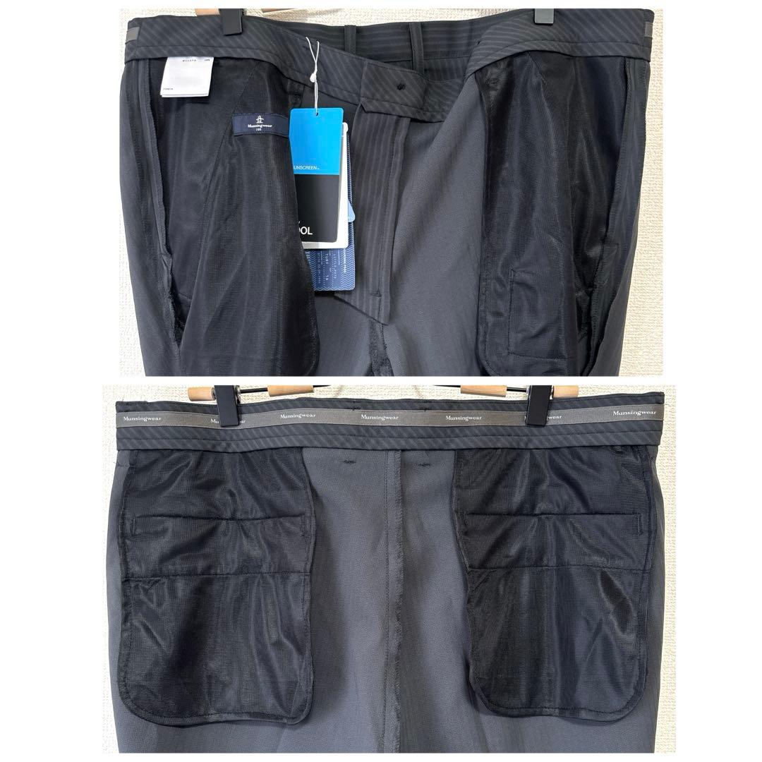 大きい✨新品 ウエスト100cm マンシングウェア -3℃ 薄手 ゴルフパンツ