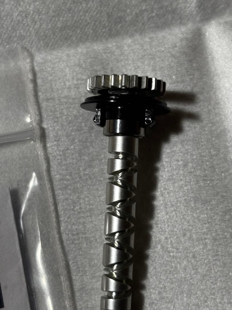 アベイル2500c用アルミウォームシャフト2bb