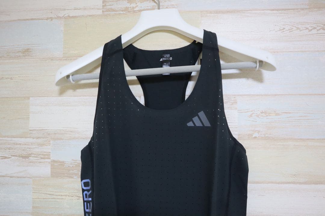 新品 アディダス　メンズ　アディゼロ　adizero ランニング　シングレット
