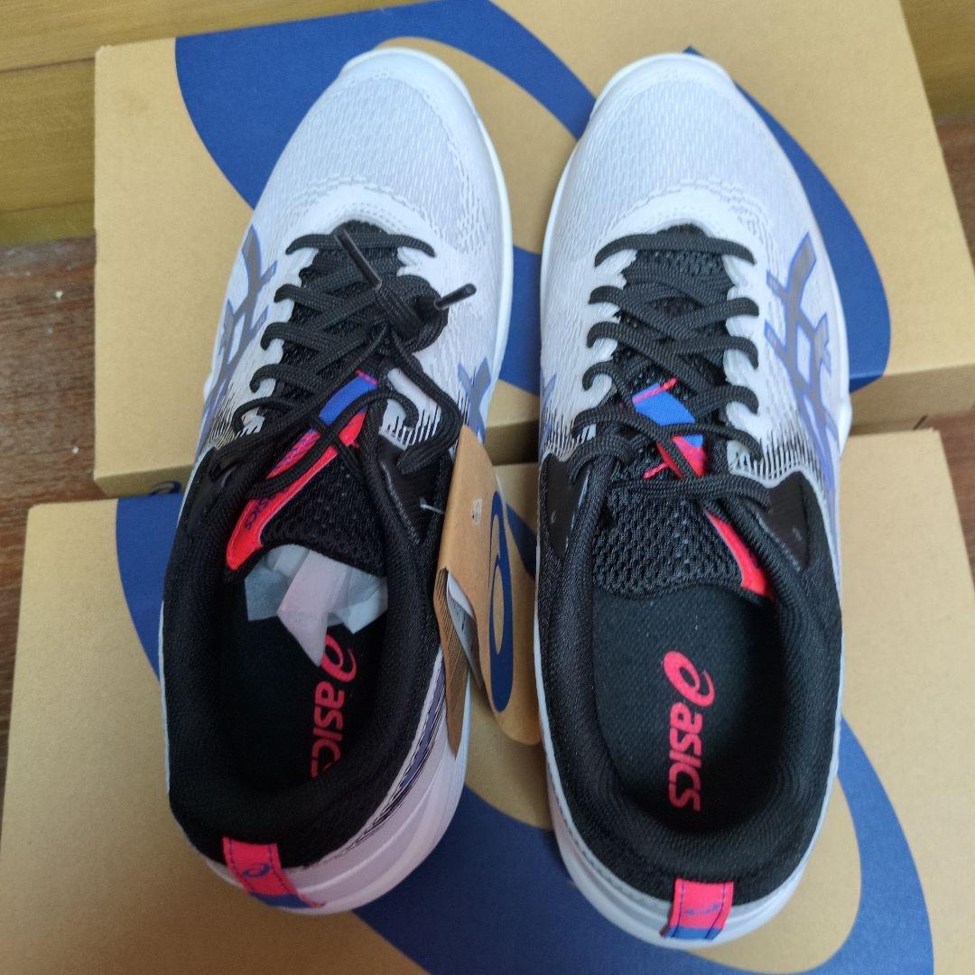 asics バレーボールシューズ ホワイト/ブラック/パープル ブイスイフト