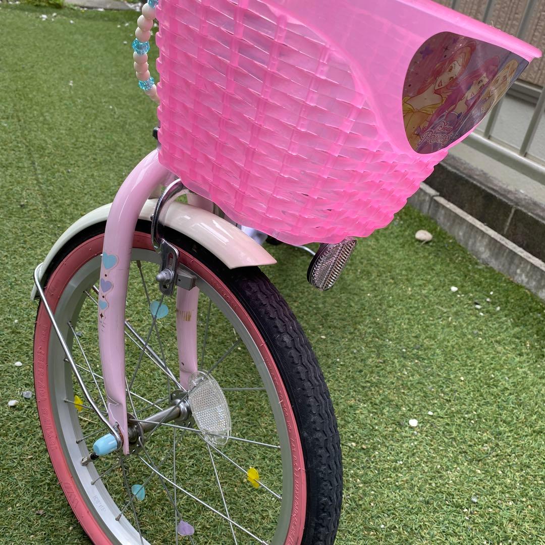 プリンセス自転車　自転車 女の子 子供用ディズニープリンセス　ピンク18インチ