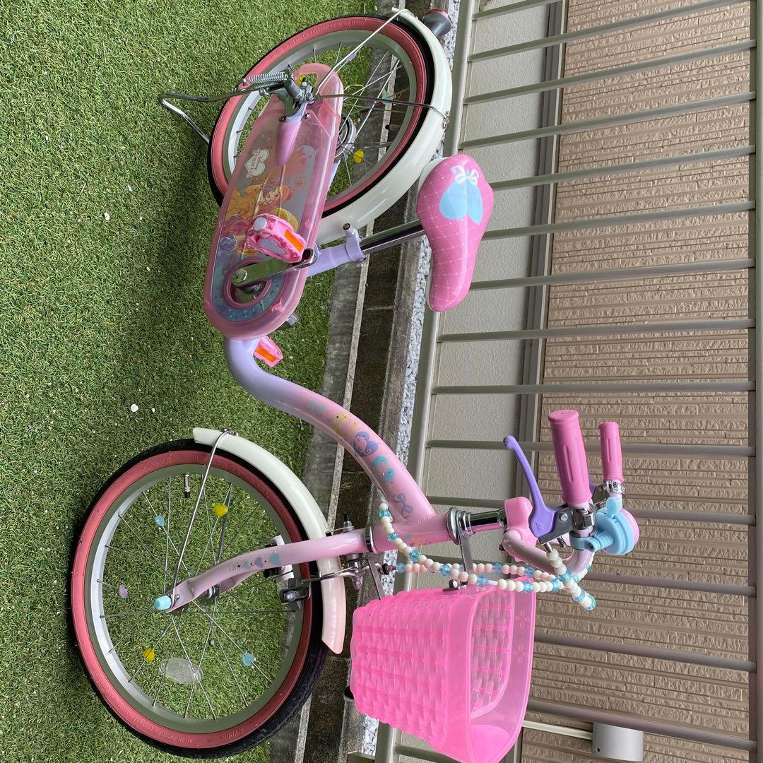 プリンセス自転車　自転車 女の子 子供用ディズニープリンセス　ピンク18インチ