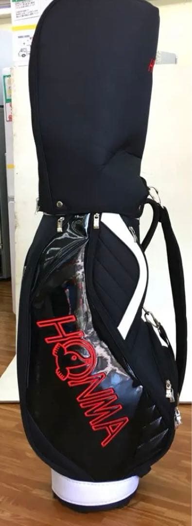 【1度使用】HONMA キャディバッグ ブラック