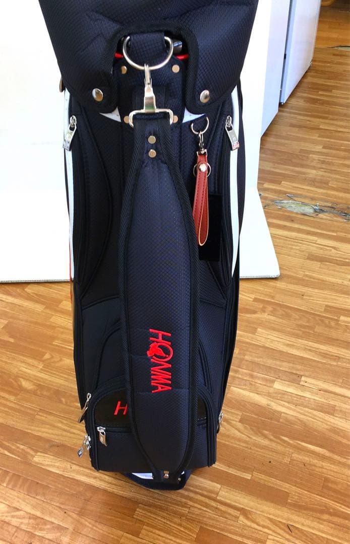 【1度使用】HONMA キャディバッグ ブラック