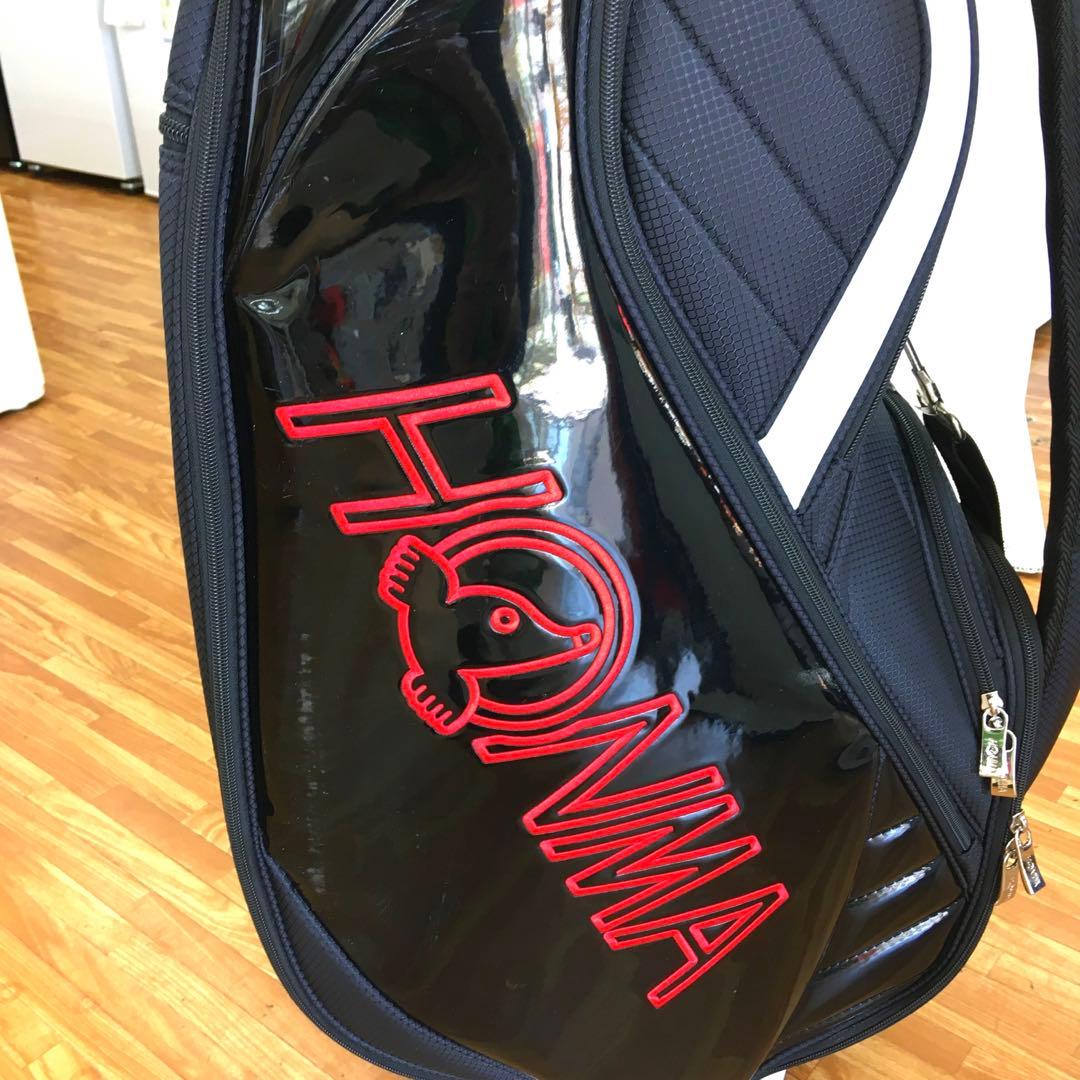【1度使用】HONMA キャディバッグ ブラック