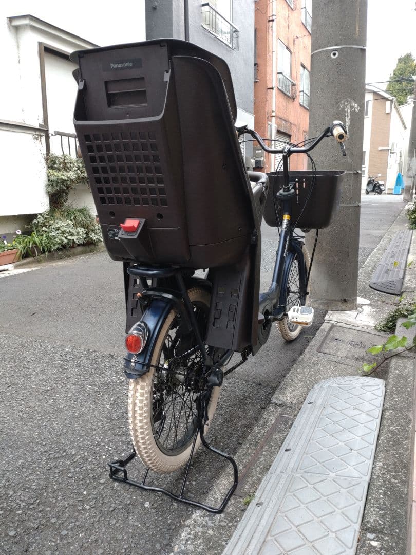 てぷら【パナソニックギュット】電動アシスト自転車★３人乗子供乗