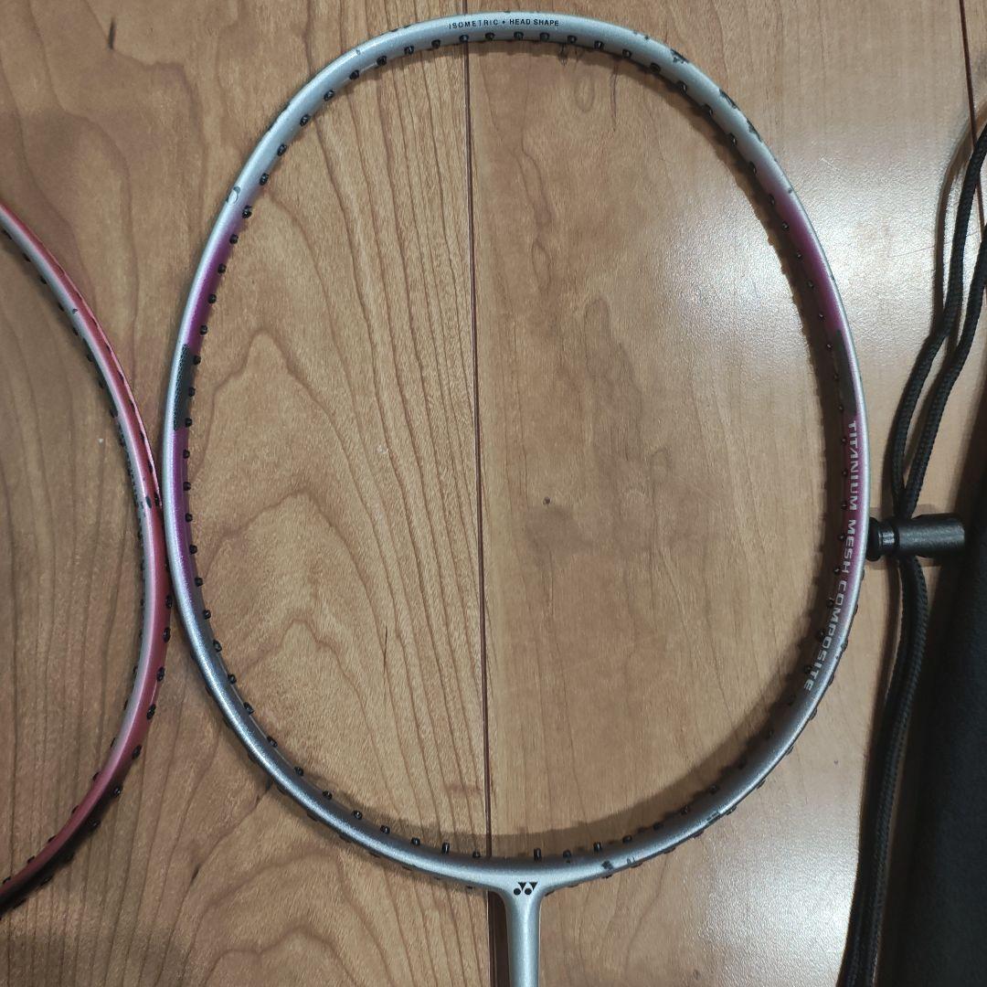 YONEX　Ti3　バドミントンラケット 2本 TITANIUM MESH