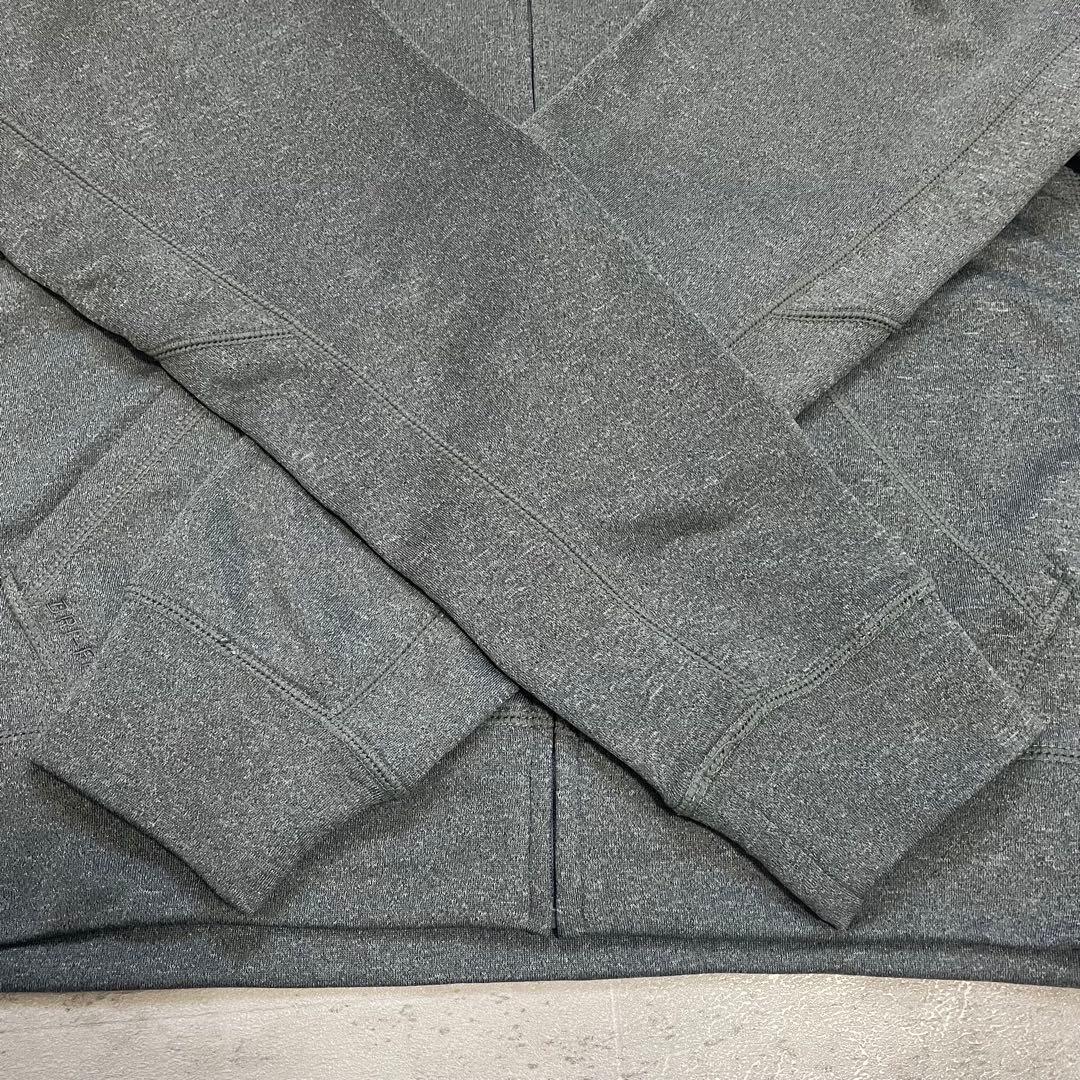 美品 NIKE セットアップ パーカー 金 刺繍 ロゴ グレー S 上下 ウェア