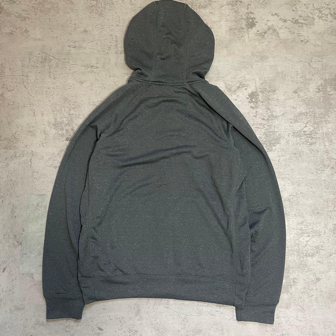 美品 NIKE セットアップ パーカー 金 刺繍 ロゴ グレー S 上下 ウェア