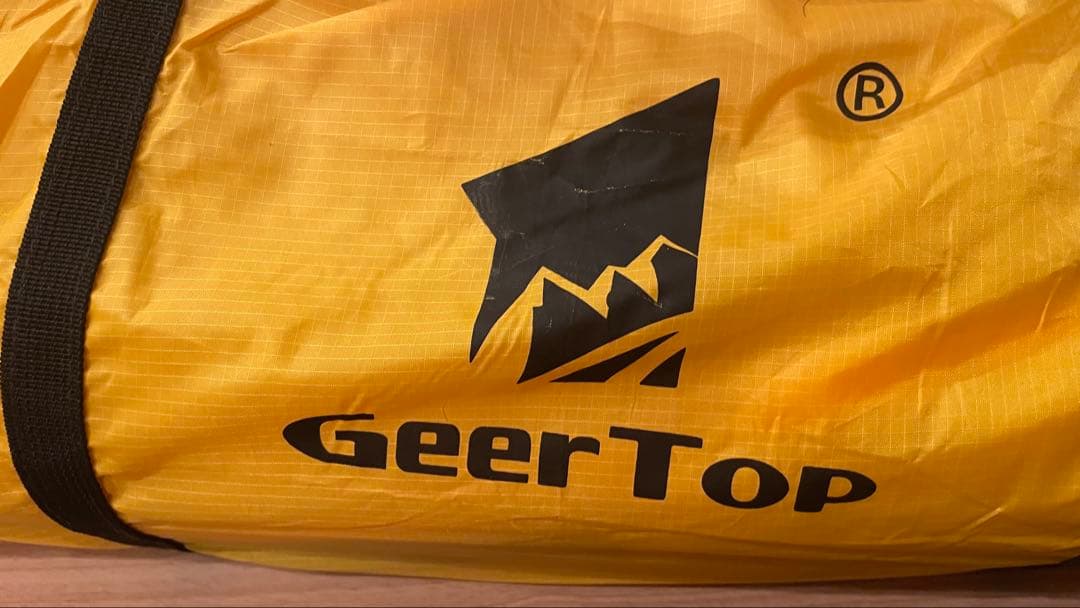 GeerTop 4人用テント　タープポール付き