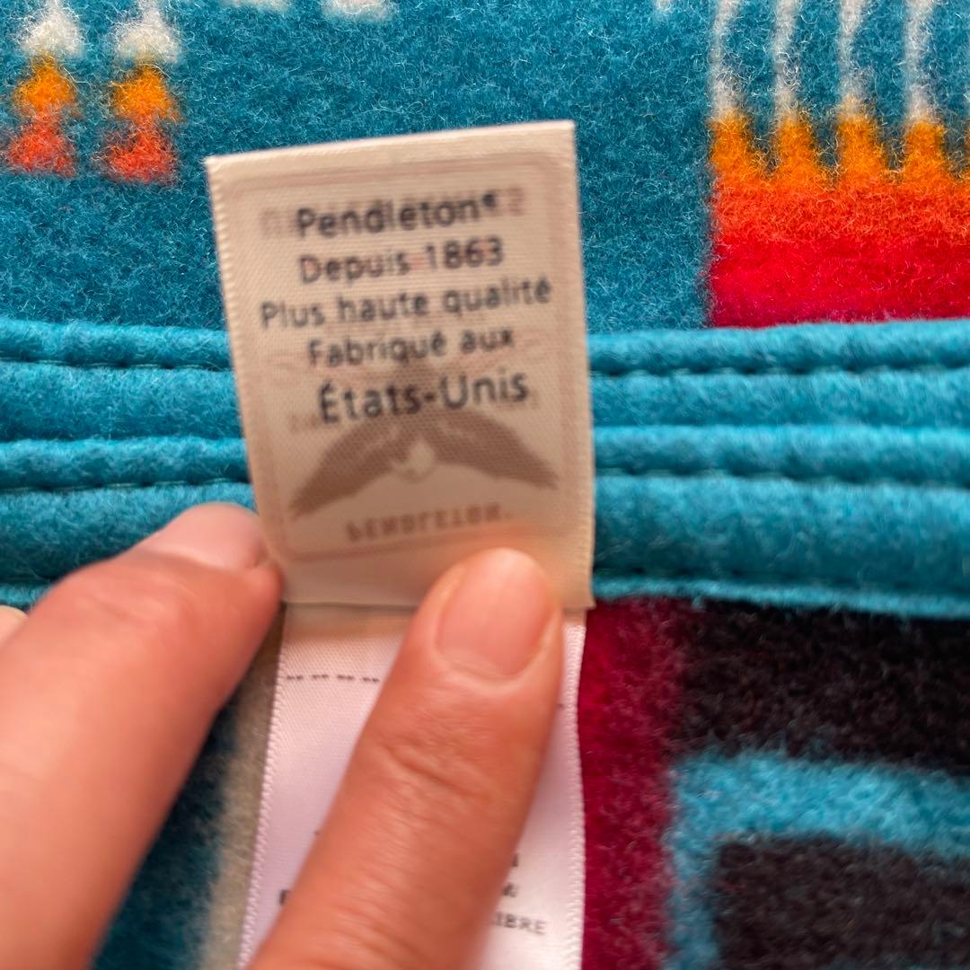 新品　Pendleton ウールブランケット　83.5×110ネイティブデザイン