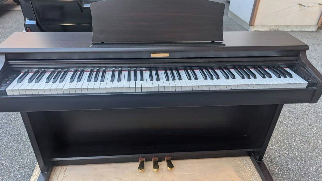 送料込み CN22 KAWAI 電子ピアノ 08年製 美品 ★COLORブラウン