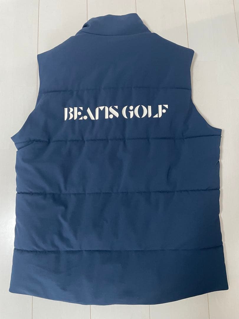 【極美品】ビームスゴルフ　オレンジレーベル　中綿ダウンベスト　ゴルフウェア
