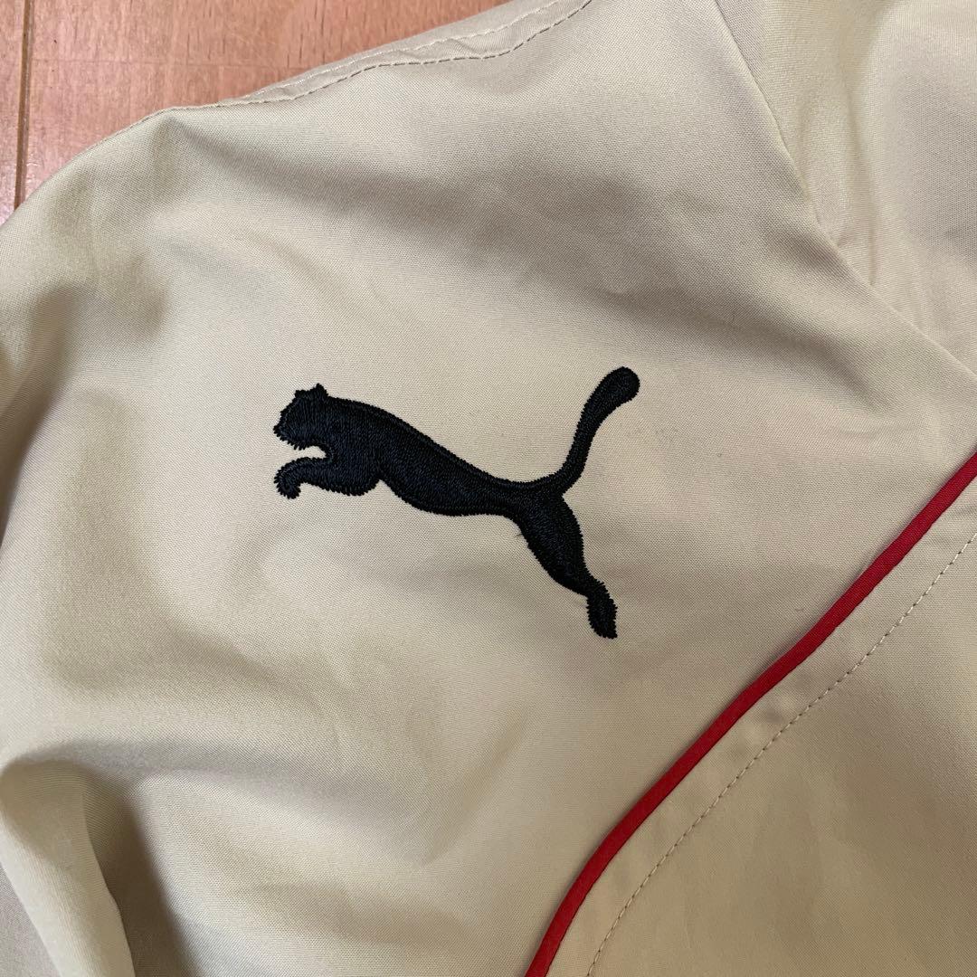 浦和レッズ 選手支給品PUMA ウィンドブレーカー ベージュ・赤　サイズ XO