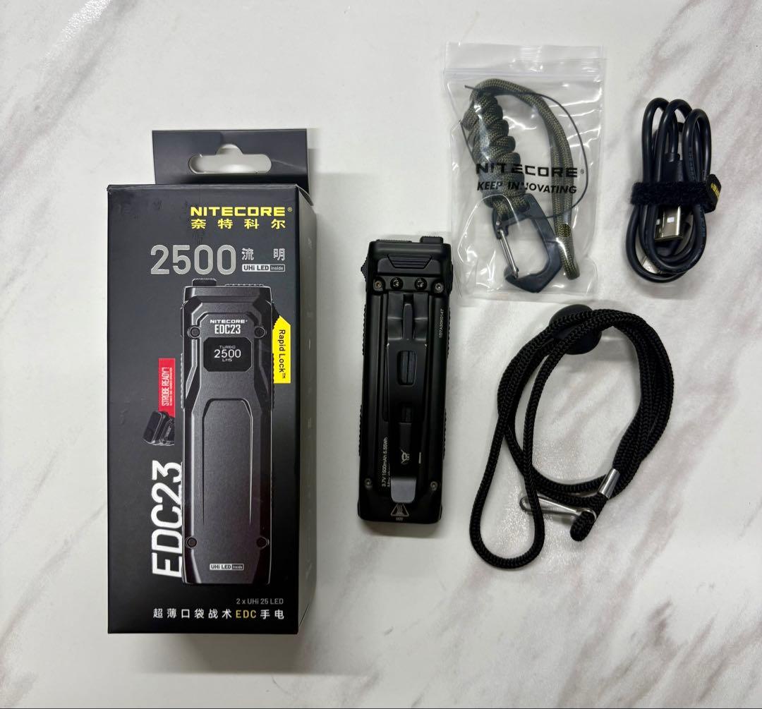 Nitecore EDC23 ウルトラスリム フラッシュライト