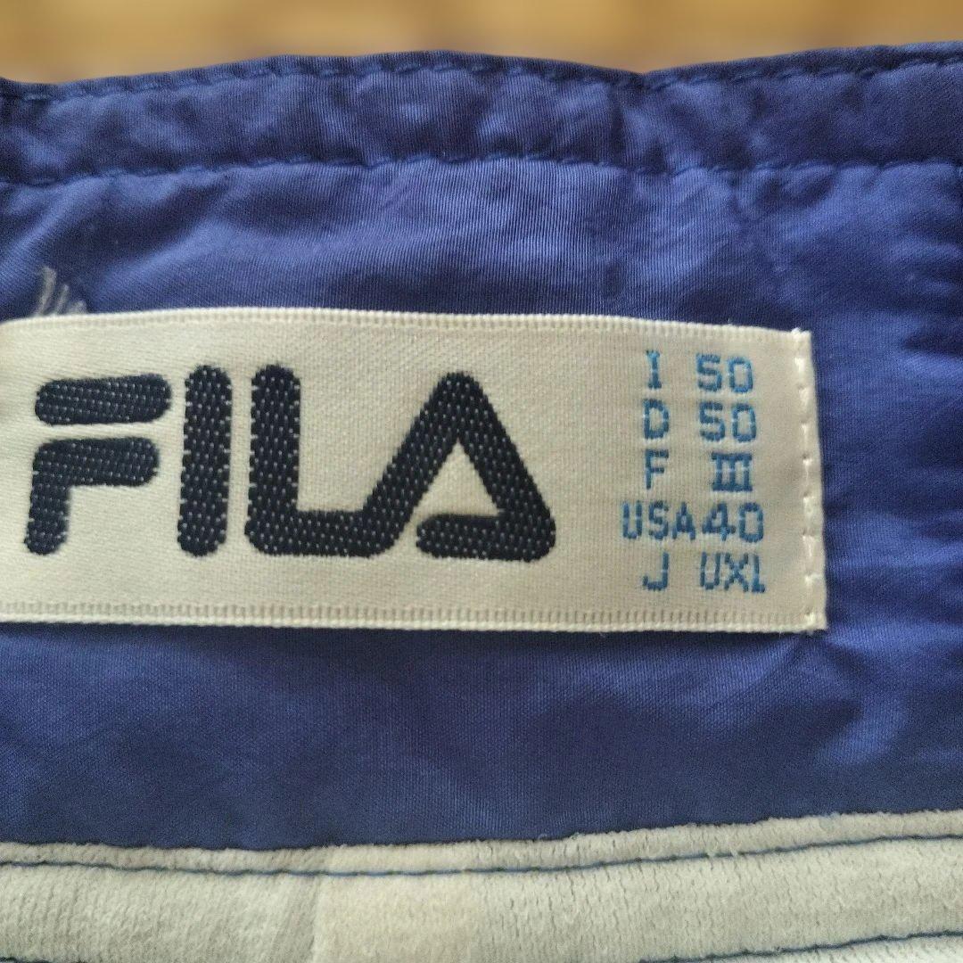 FILA 裏地付きウインドブレーカーボトムス