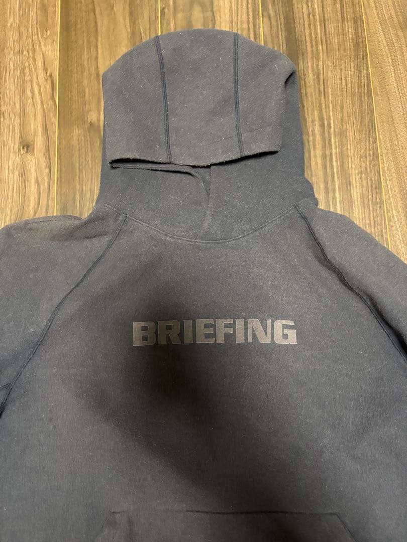 BRIEFING パーカーLチャコール