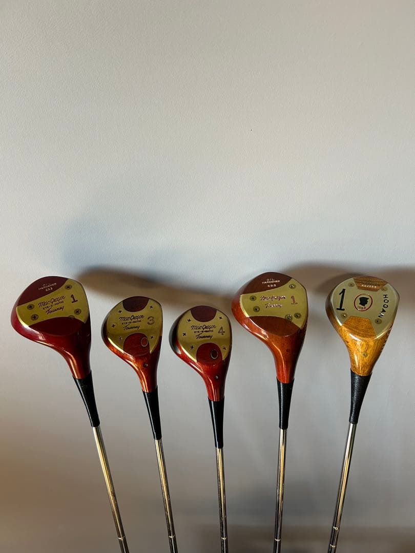 【美品】パーシモン ドライバー フェアウェイウッド 5本セット