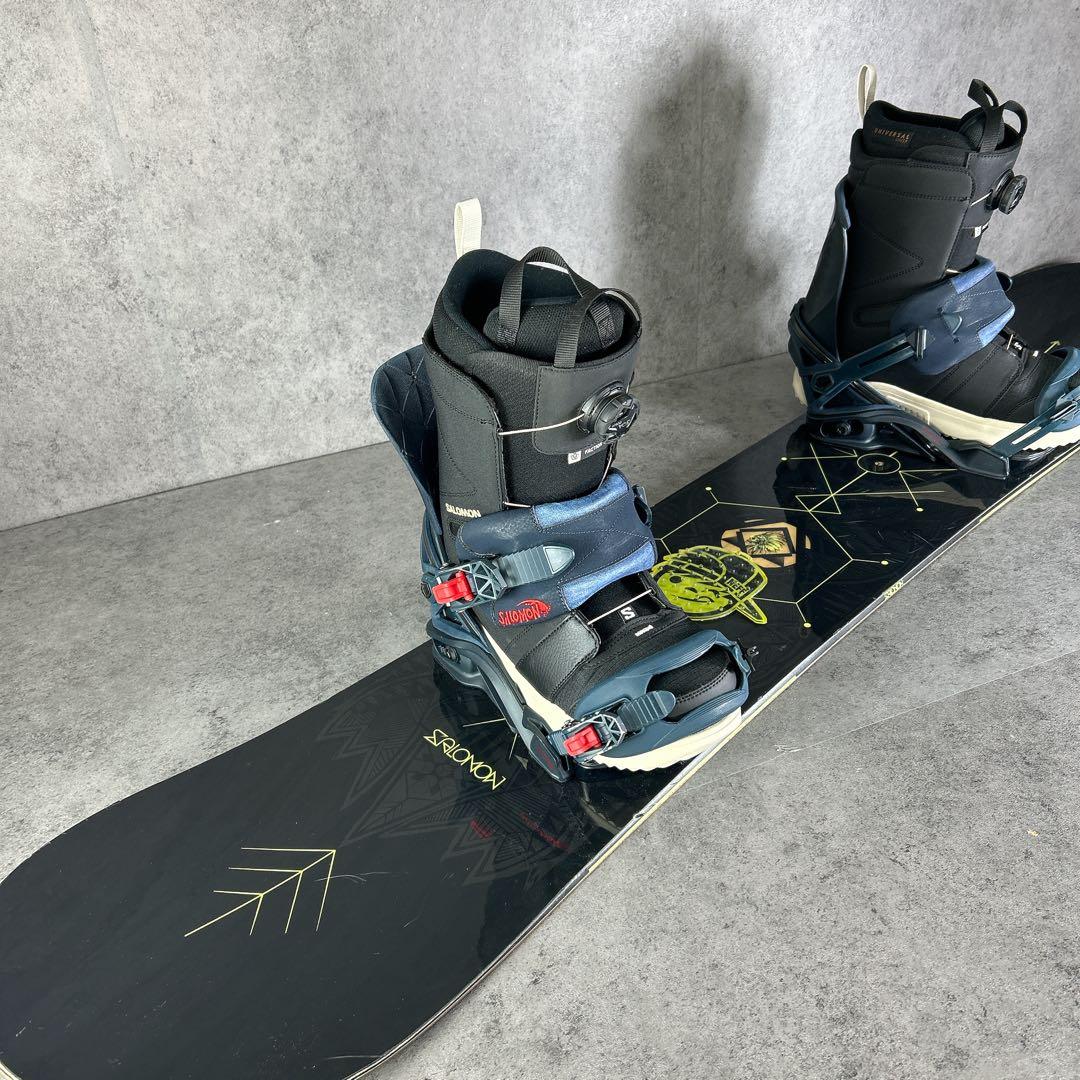 SALOMONサロモン150センチ× バインMサイズ　スノーボード2点セット