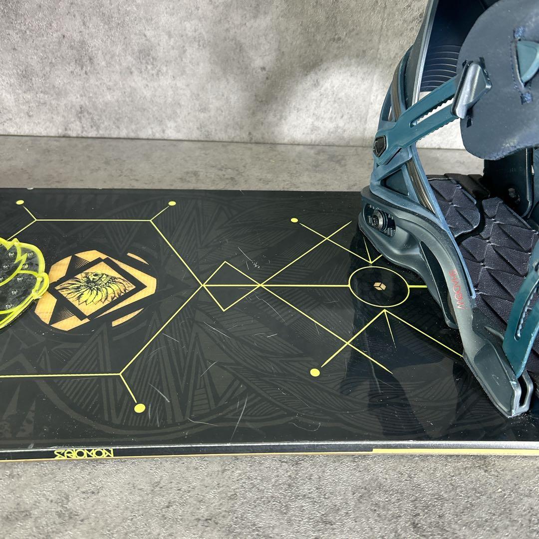 SALOMONサロモン150センチ× バインMサイズ　スノーボード2点セット