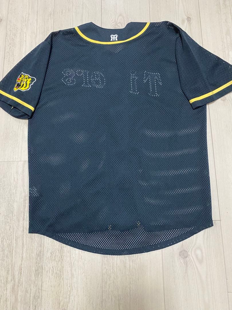 阪神タイガース　ユニフォーム　SSK ブラック　Tigers メッシュ　黒