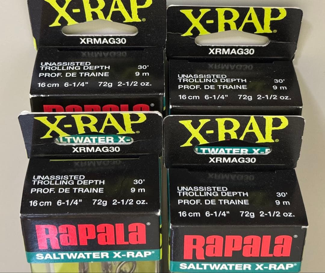4個セット　ラパラ　ソルトウォーターエックスラップマグナム　XRMAG30