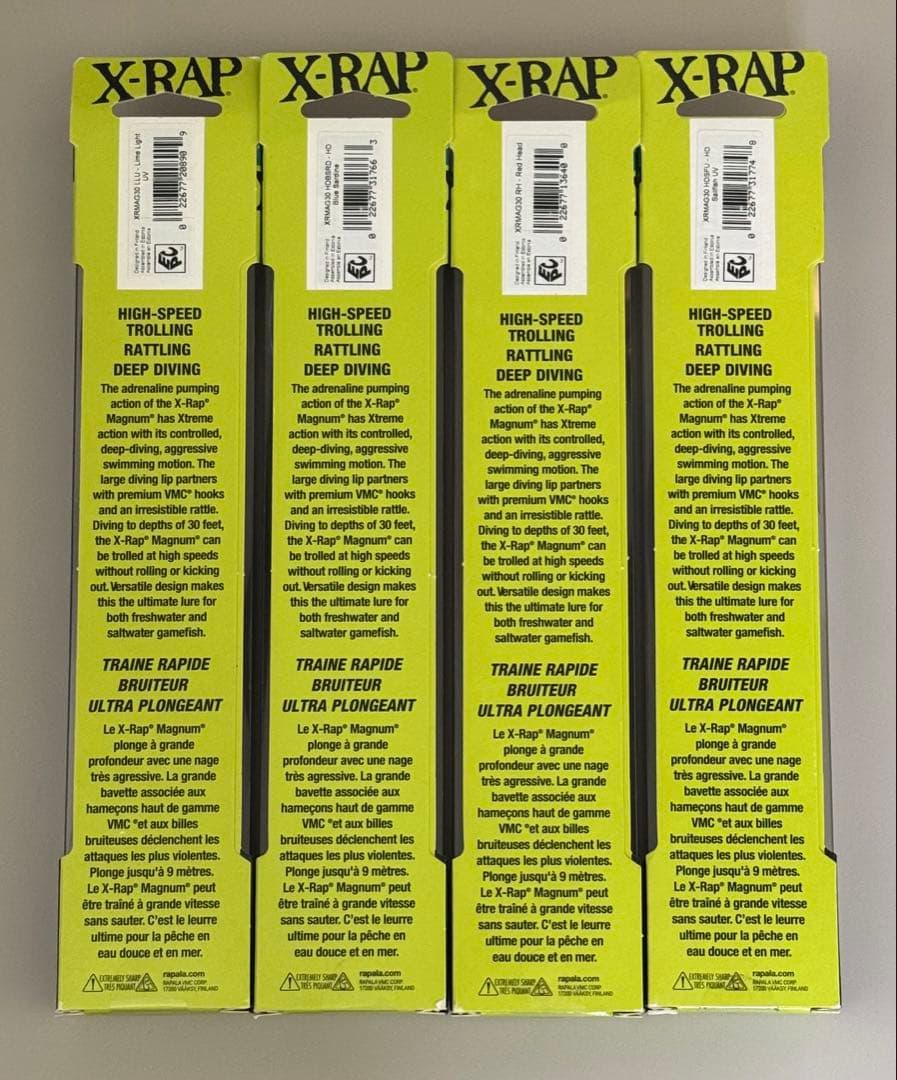 4個セット　ラパラ　ソルトウォーターエックスラップマグナム　XRMAG30