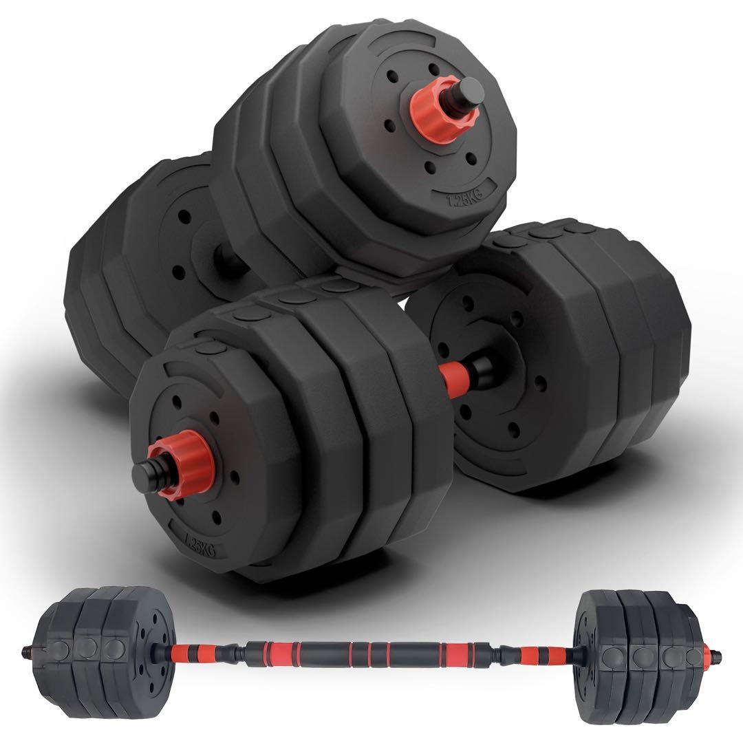 ダンベル 可変式 バーベル 40kg 20kg 2個セット 撮影使用品