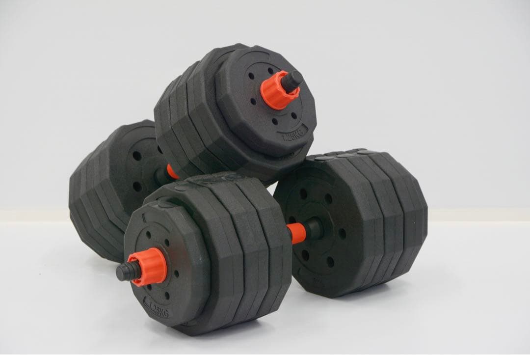 ダンベル 可変式 バーベル 40kg 20kg 2個セット 撮影使用品